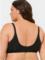 Plus Size T-Shirt Push-Up Smooth Front Close 360° Back Smoothing® Bra, RICH BLACK, alternate