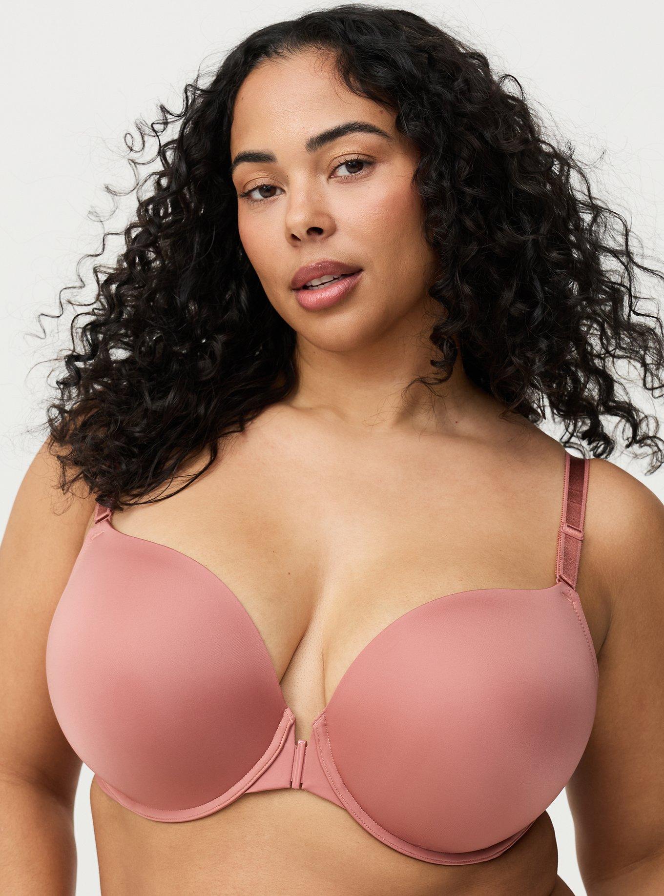 Perfect T-Shirt Push-Up Front-Close Bra, WITHERED ROSE, hi-res