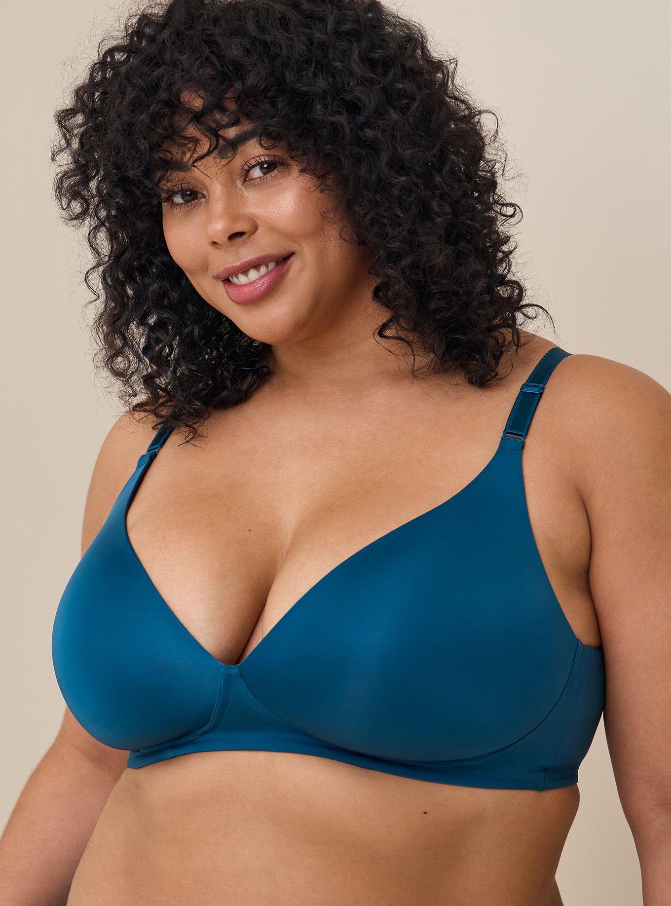 Plus Size - Plunge Lightly Lined Smooth 360° Back Smoothing™ Bra - Torrid