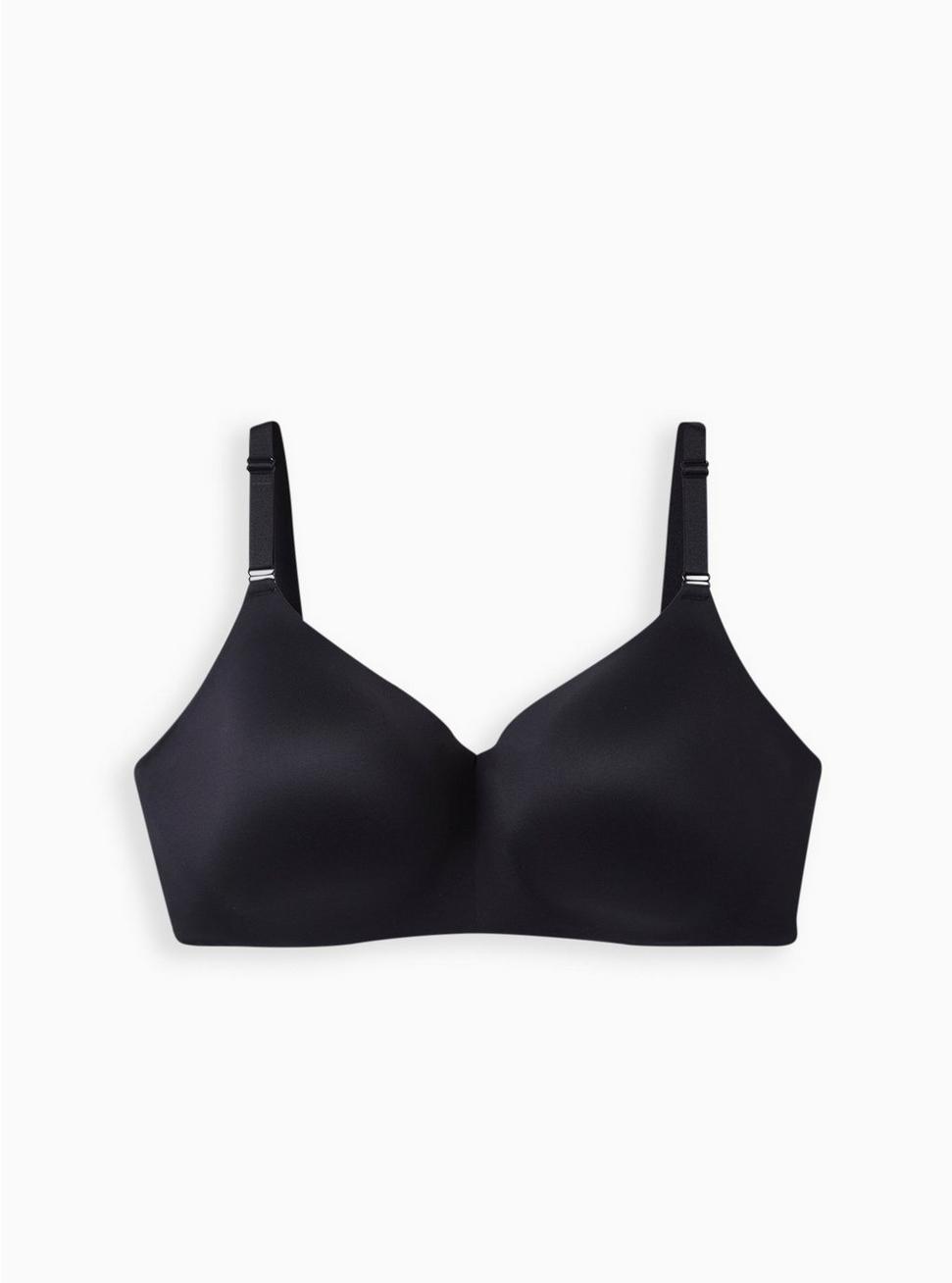 Mastectomy Lightly Lined Wire-Free Bra, RICH BLACK, hi-res