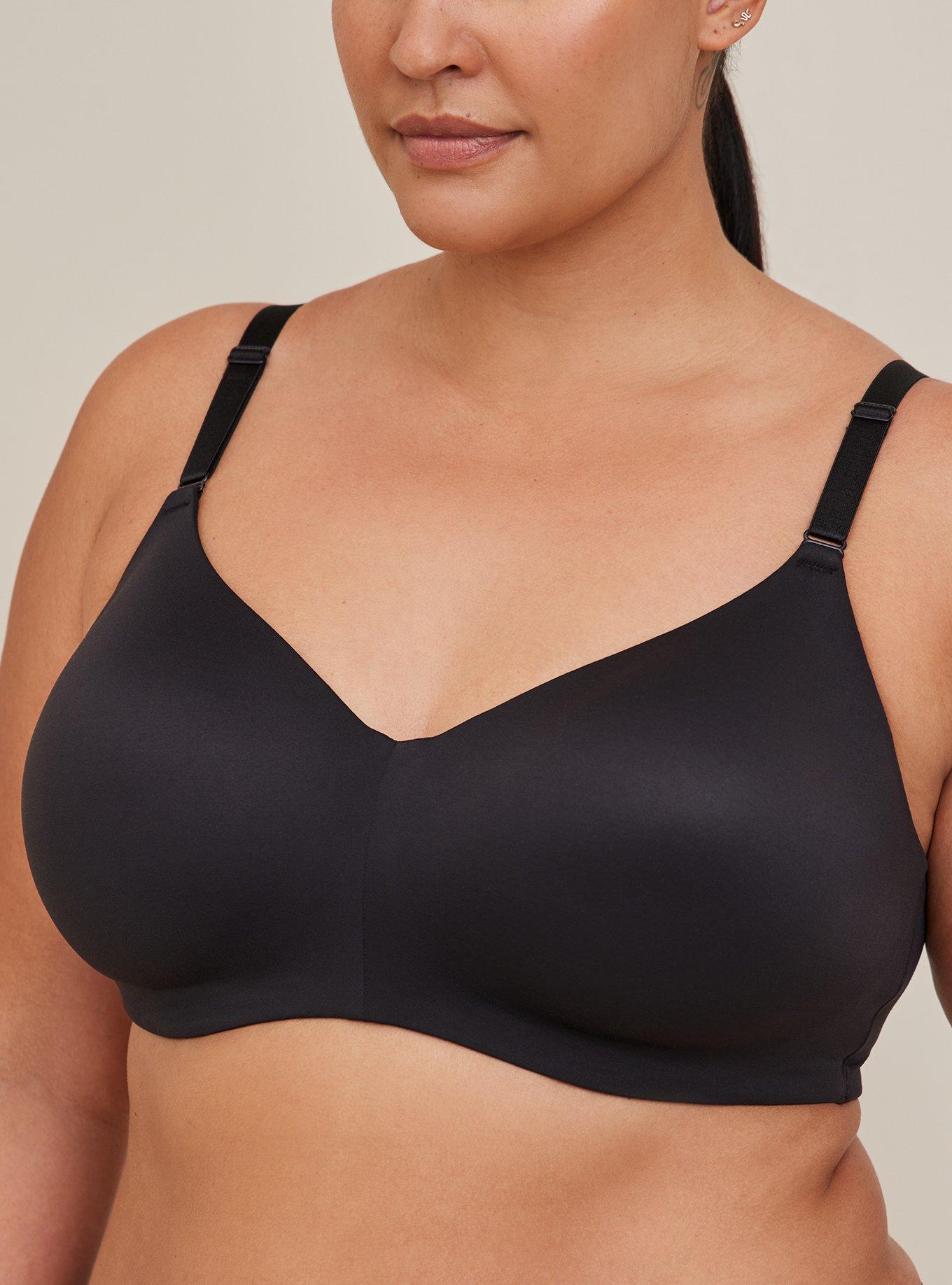 Women Comfort Mastectomy Bras with Pockets for Breast Prosthesis Forms Full  Coverage Cotton Everyday Bra Wireless (Color : Black, Size : 95/42B)