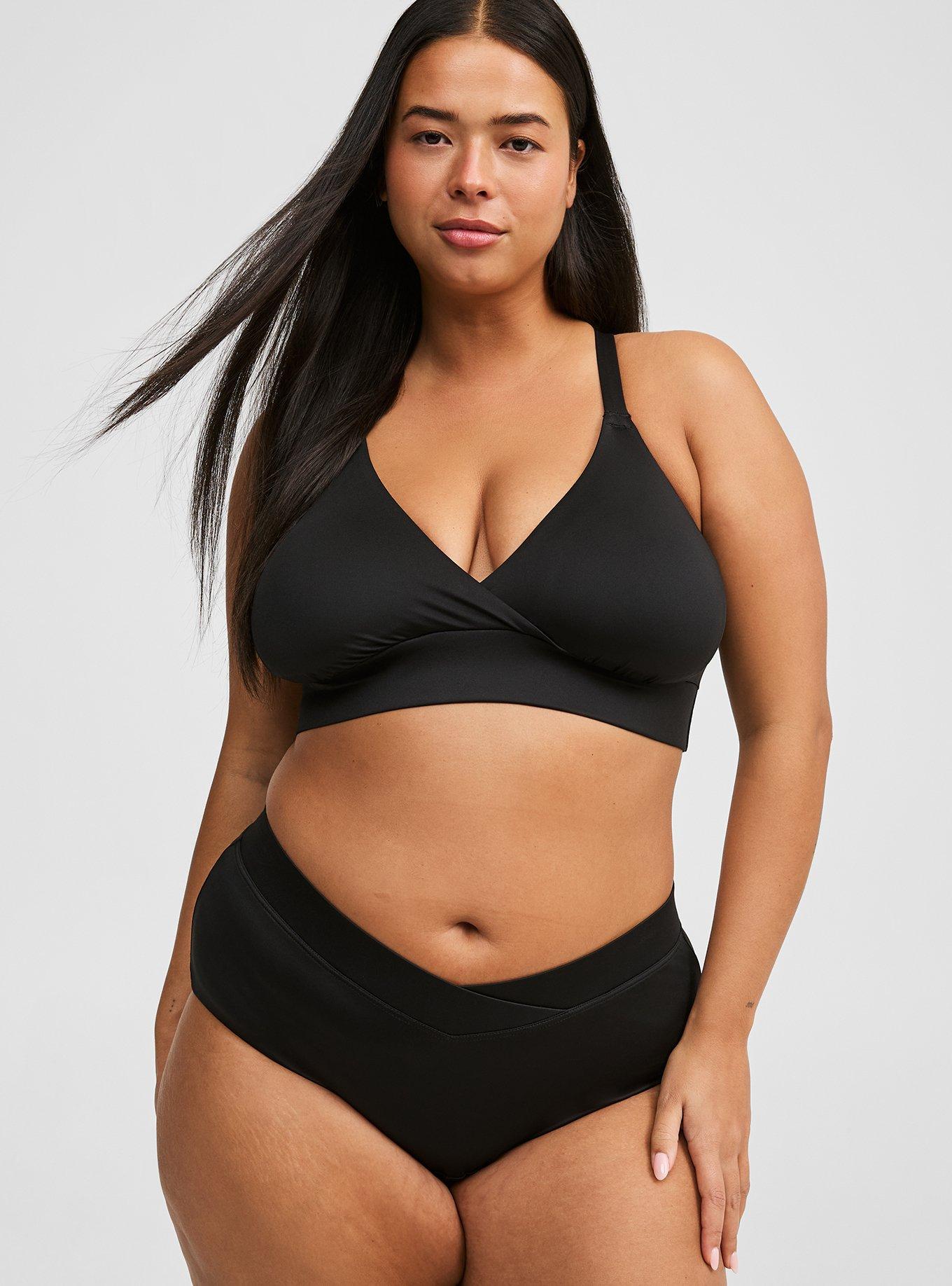 Plus Size - Lightly Lined Microfiber Bandeau - Torrid