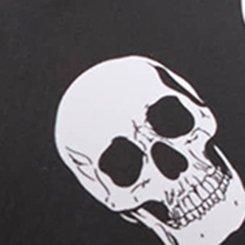 Lightly Lined Microfiber Surplice Bralette, BUBBLEGUM SKULLS BLACK, swatch