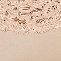 Second Skin Mid-Rise G String Lace Trim Panty, ROSE DUST, swatch