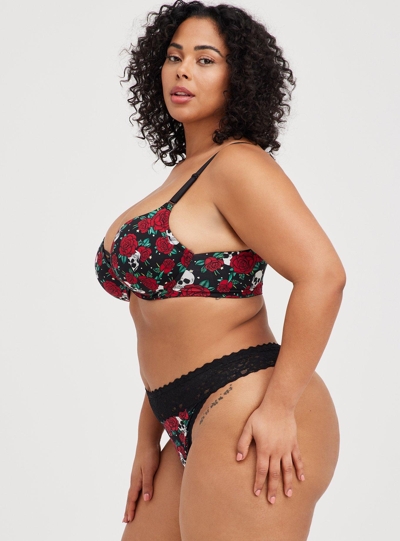 Plus Size - Second Skin Mid-Rise G String Lace Trim Panty - Torrid