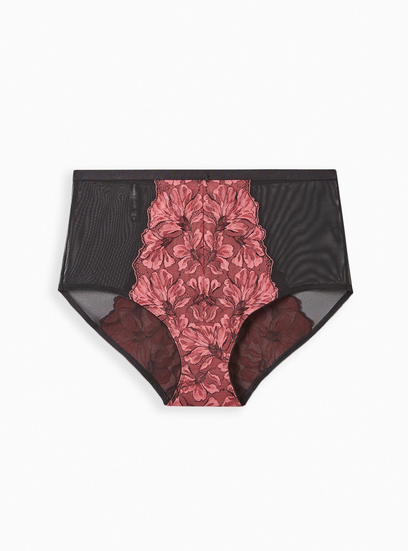 Lace High Brief XO Panty, , hi-res