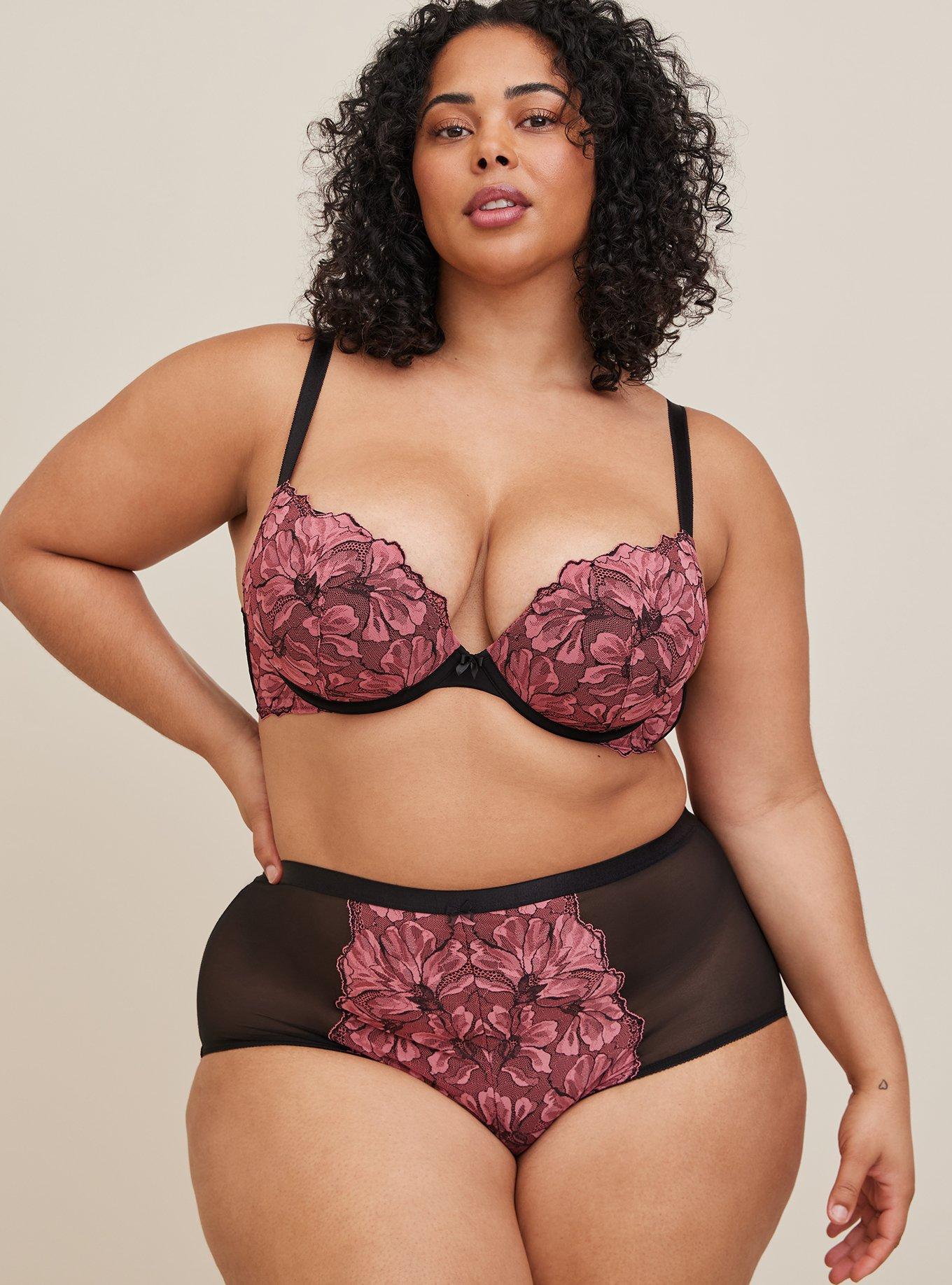 Lace High Brief XO Panty, , hi-res
