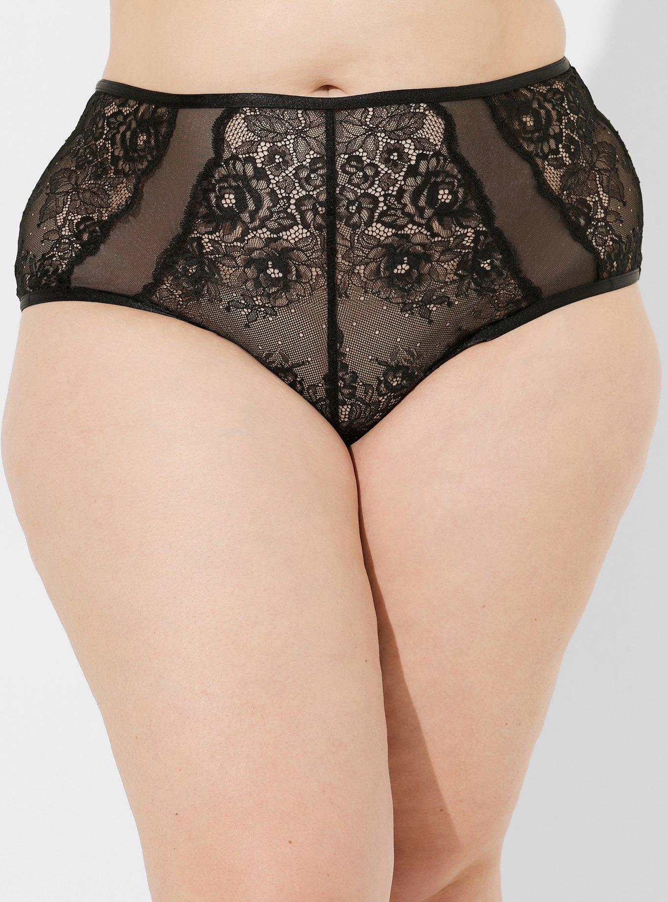 torrid, Intimates & Sleepwear, Torrid Lace Mid Rise Cheeky Panty With  Open Bum Size 2 Nwt