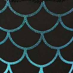 Second Skin Microfiber Hipster Panty With Cage Back, MERMAID SCALES RICH BLACK, swatch