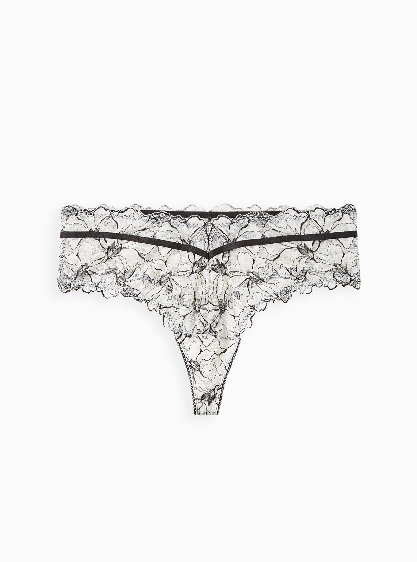 Plus Size - Bold Lace High-Rise Thong Panty - Torrid