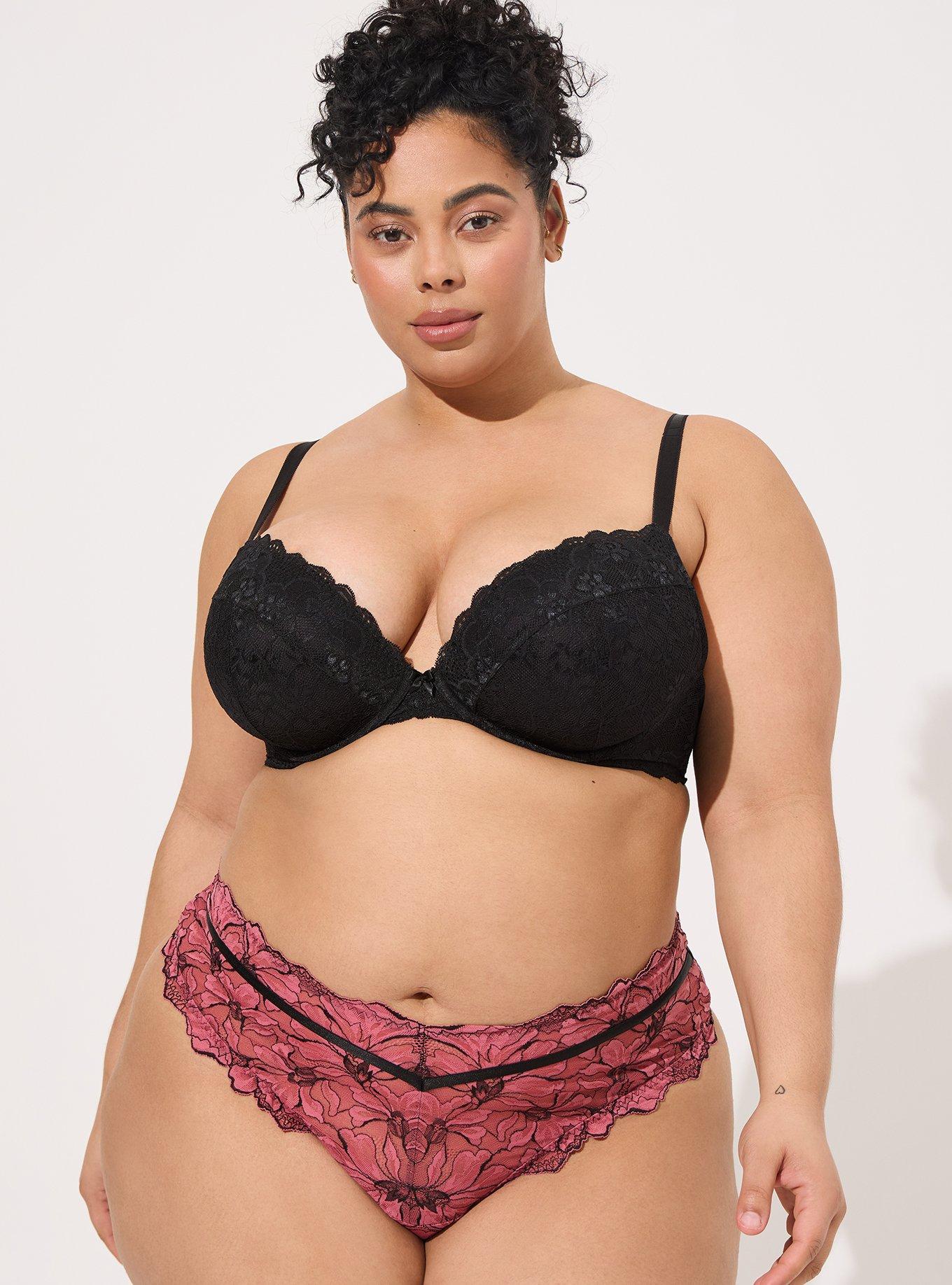 Plus Size - Lacy Bondage Tanga Panty - Torrid