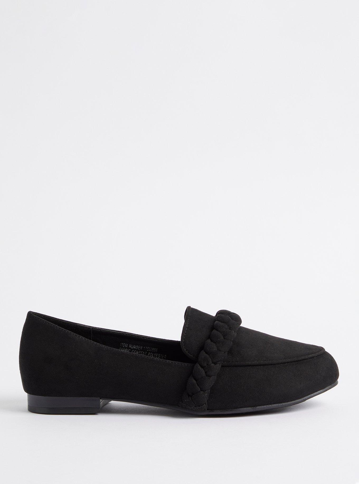 Twist Braid Loafer (WW), BLACK, alternate