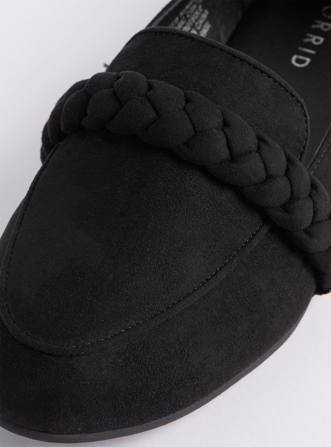 Twist Braid Loafer (WW), BLACK, alternate