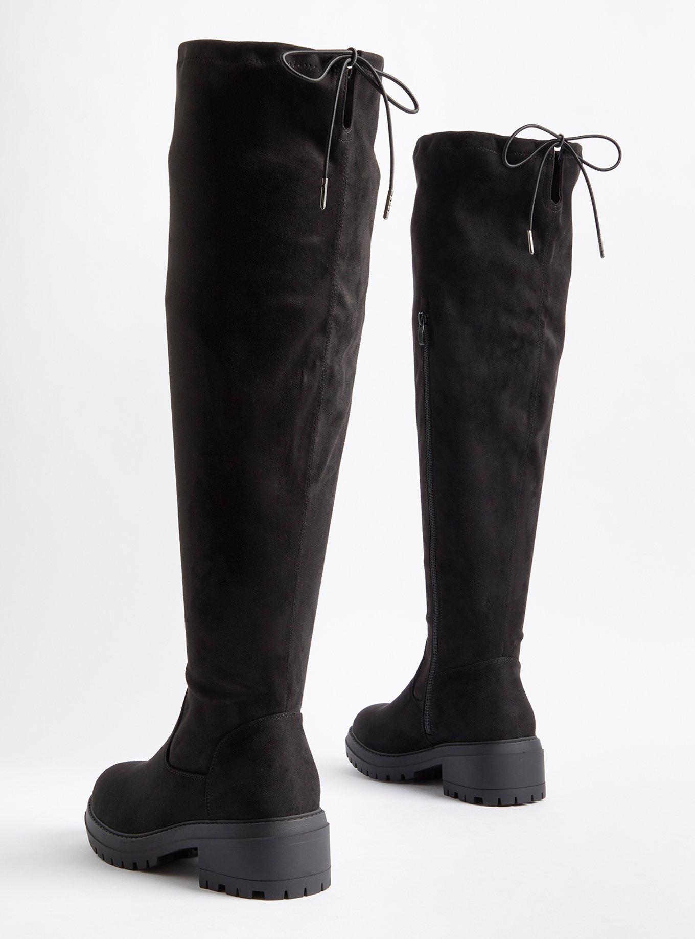 Over The Knee Boot - Black (WW), BLACK, alternate