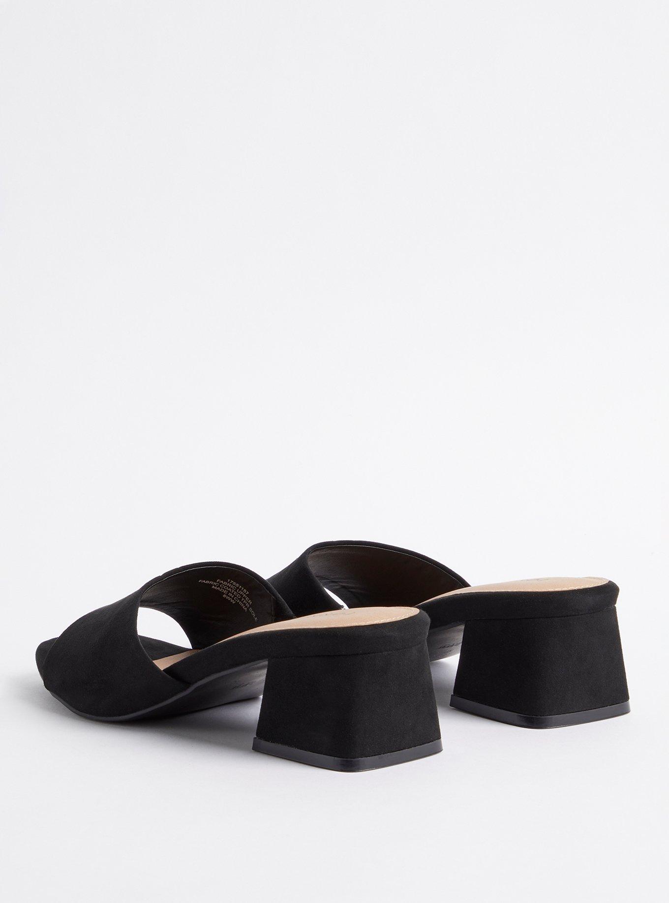 Plus Size - Squared Toe Mule Heel (WW) - Torrid