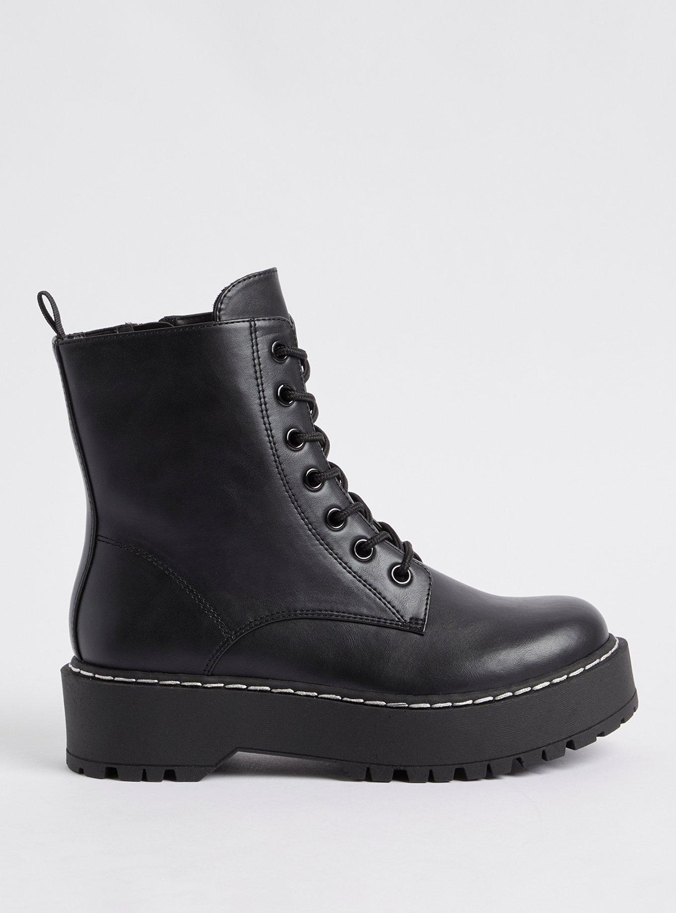 Lace-Up Combat Boot