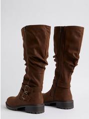 Chunky Knee Boot (WW), BROWN, alternate