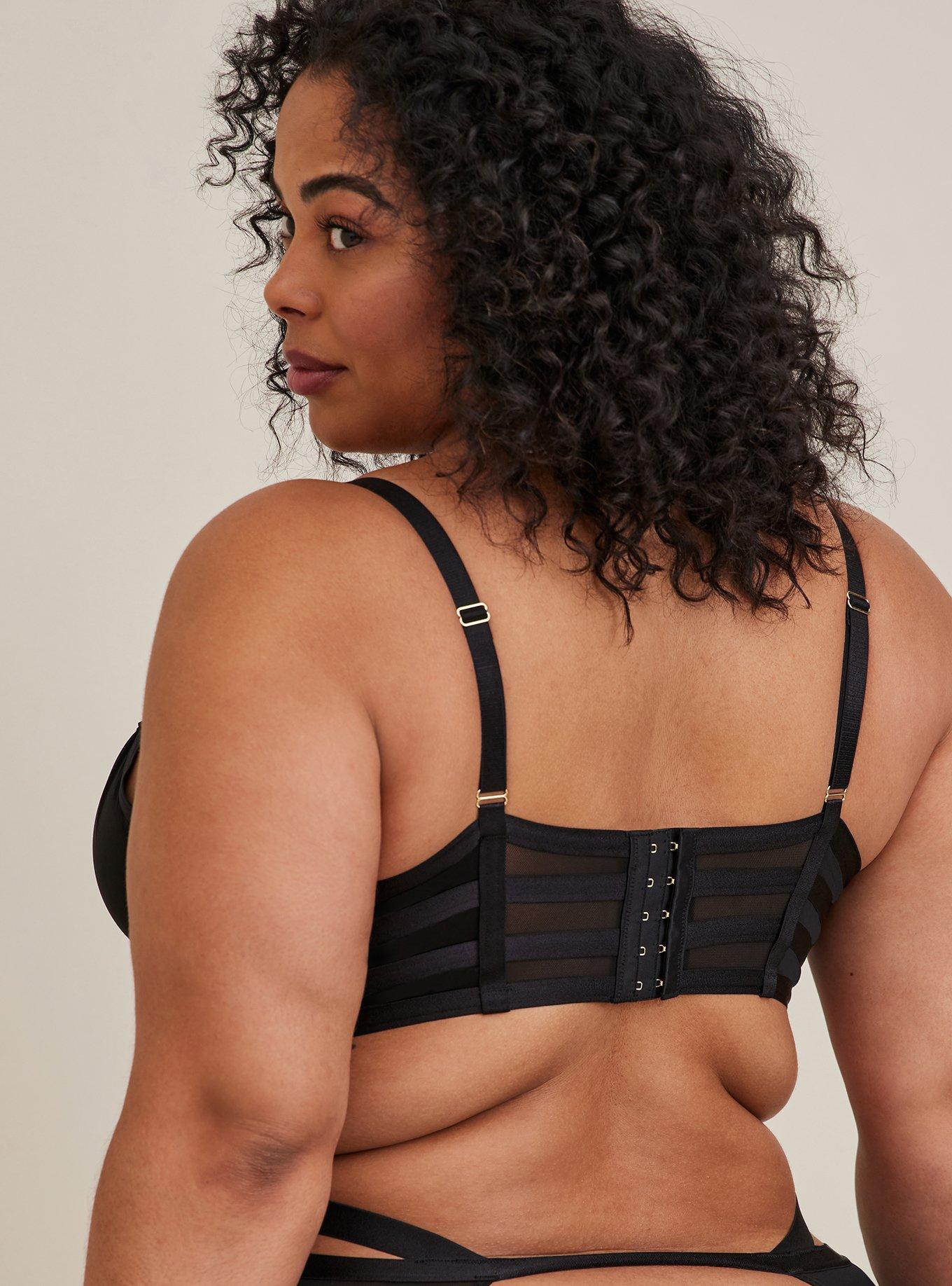 Plus Size - Strappy Heart Open Cup Bra - Torrid