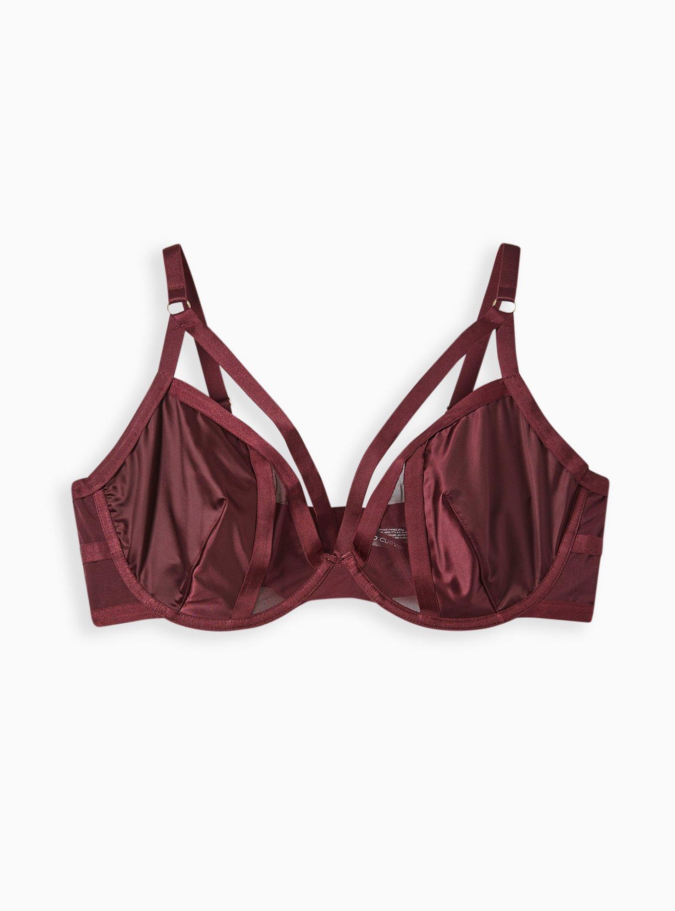 Satin Plunge Bralette