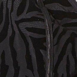 Flocked Mesh Bralette, FLOCKED ZEBRA BLACK, swatch