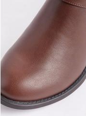 Buckle Knee Boot (WW), BROWN, alternate