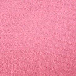 Knit Smocked Double Scoop Neck Tank, PINK, swatch