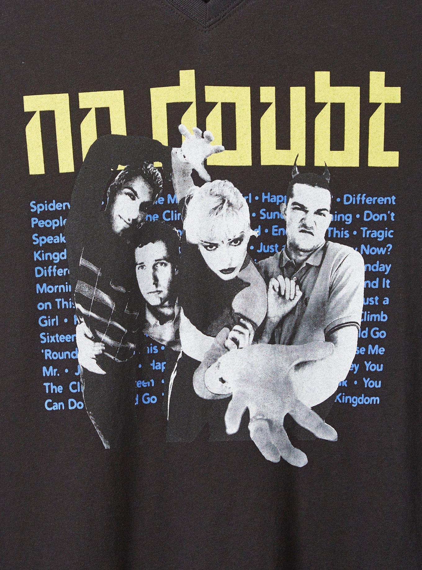 No Doubt Classic Fit V-Neck Tank - Cotton Black , DEEP BLACK, alternate