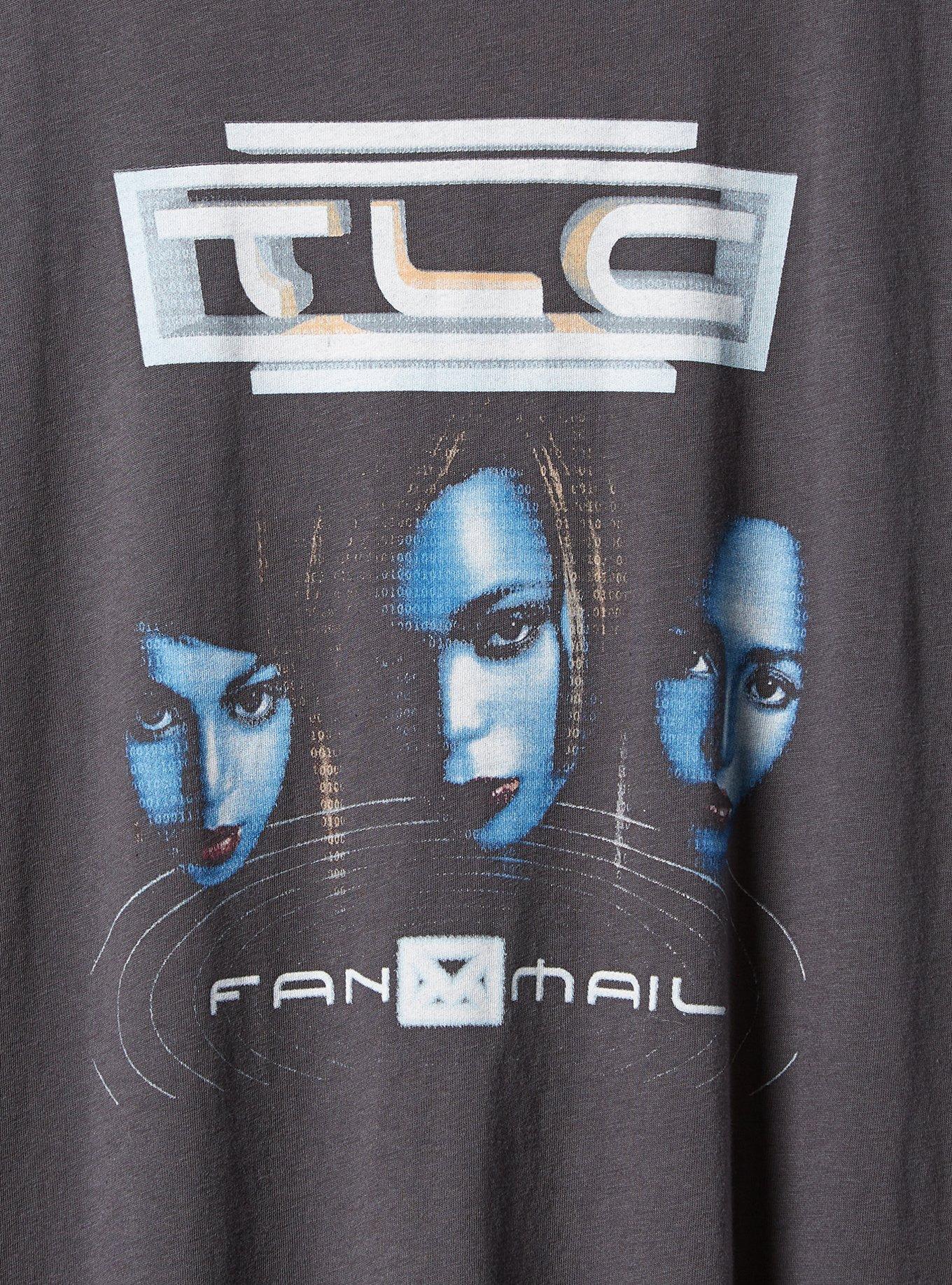 Plus Size - TLC Classic Fit Crew Tee - Cotton Vintage Black Tour