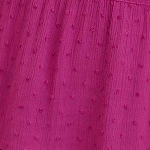  Tiered Cami - Swiss Dot Crinkle Gauze  Purple, PURPLE, swatch