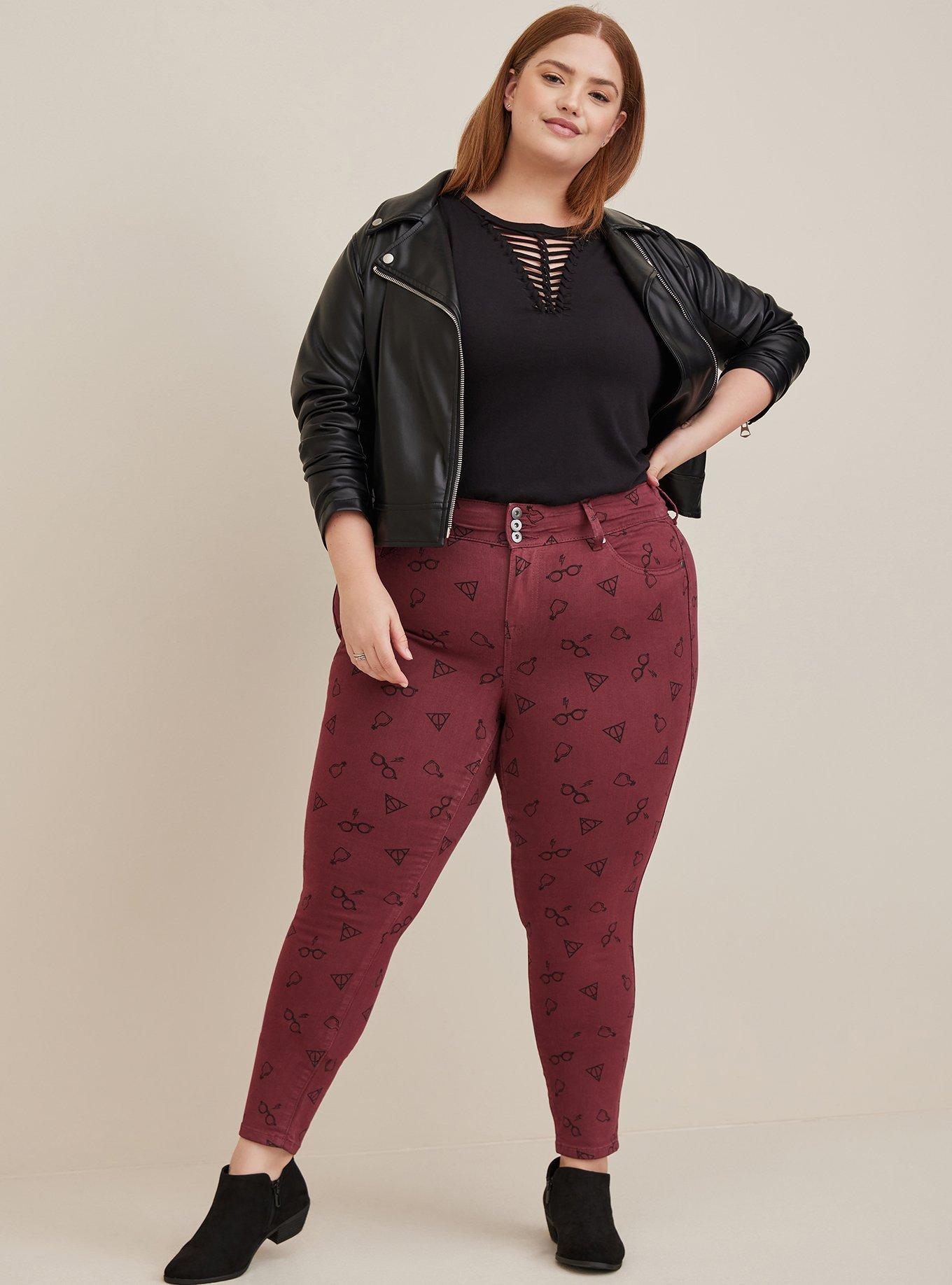 Plus Size - Harry Potter Jegging - Super Soft Wine - Torrid