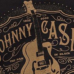 Johnny Cash Classic Fit Studded Crew Tank - Cotton Guitar Black, DEEP BLACK, swatch