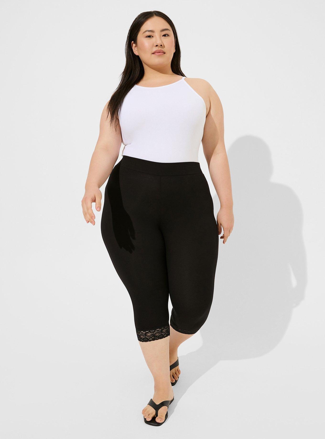 Plus Size - Pedal Pusher Signature Waist Premium Legging - Torrid