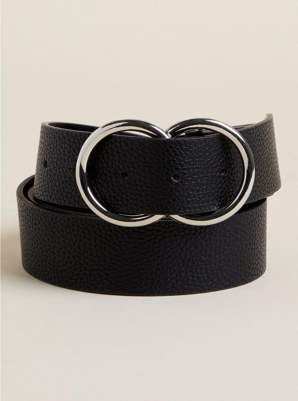 Plus Size - Faux Leather Double Ring Jean Belt - Torrid