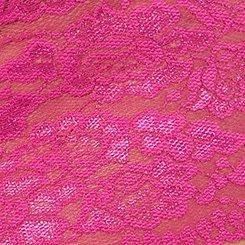 Lace Cheeky Panty With Open Gusset, FUCHSIA RED, swatch