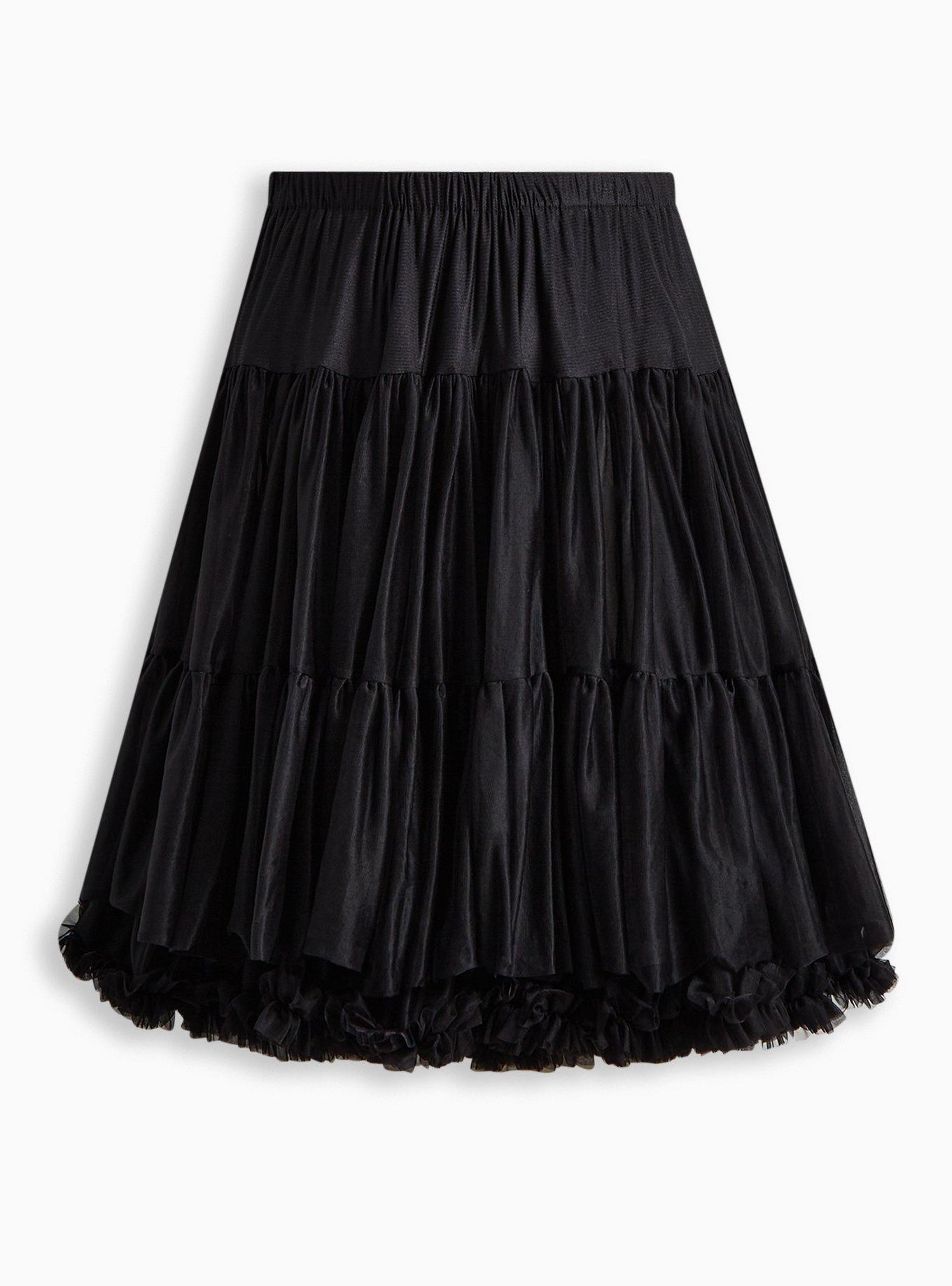 Black Tulle Maxi Skirt, Clothing Store Edmonton