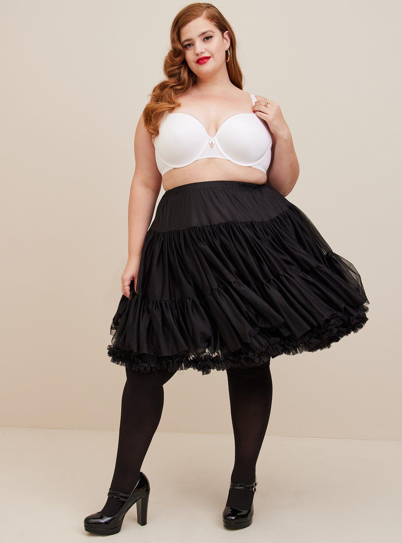 plus size petticoat