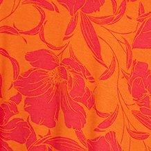 Handkerchief Hem Maxi Skirt - Super Soft Floral Orange, FLORAL ORANGE, swatch