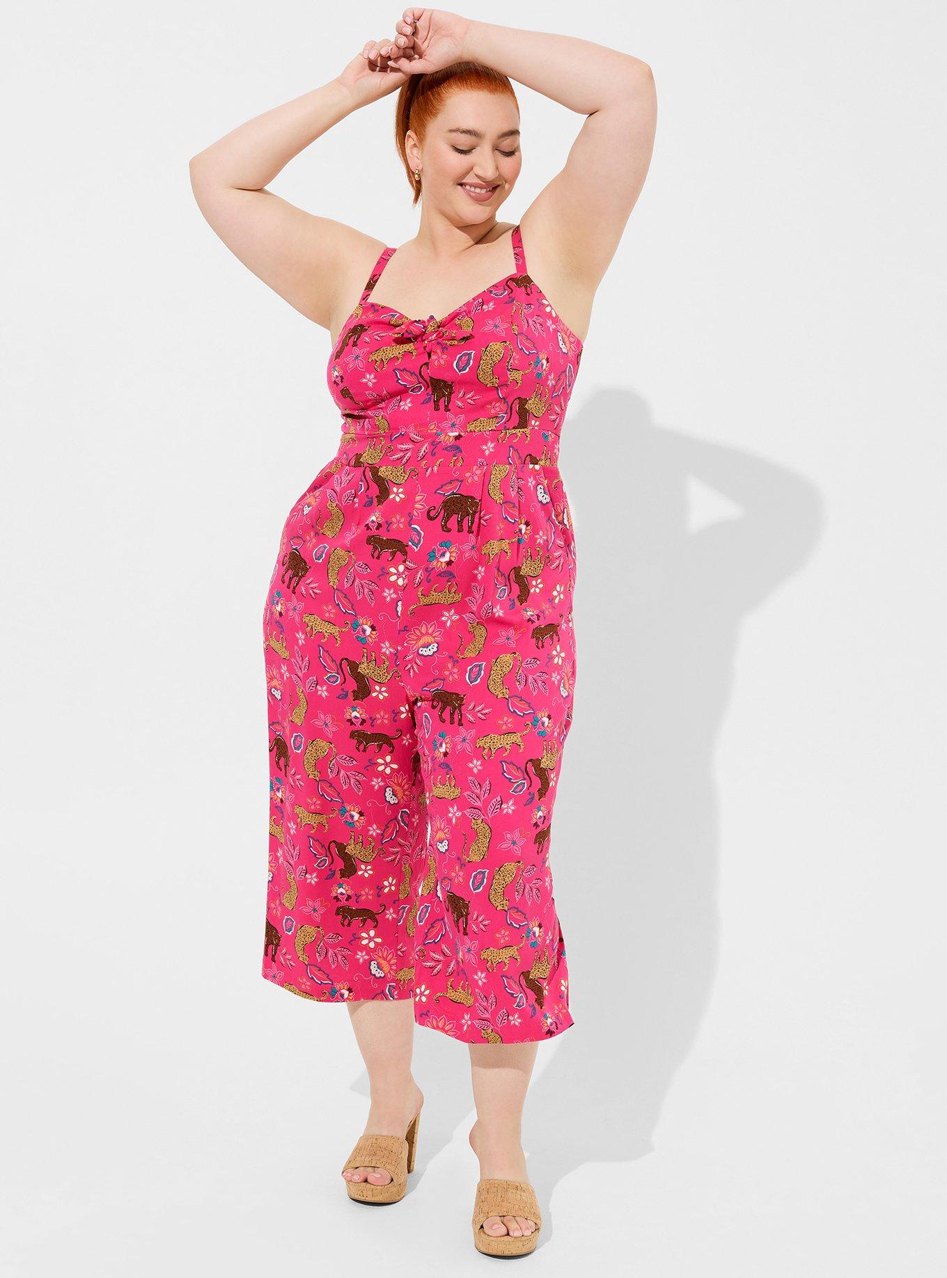 Tie front culotte jumpsuit sales