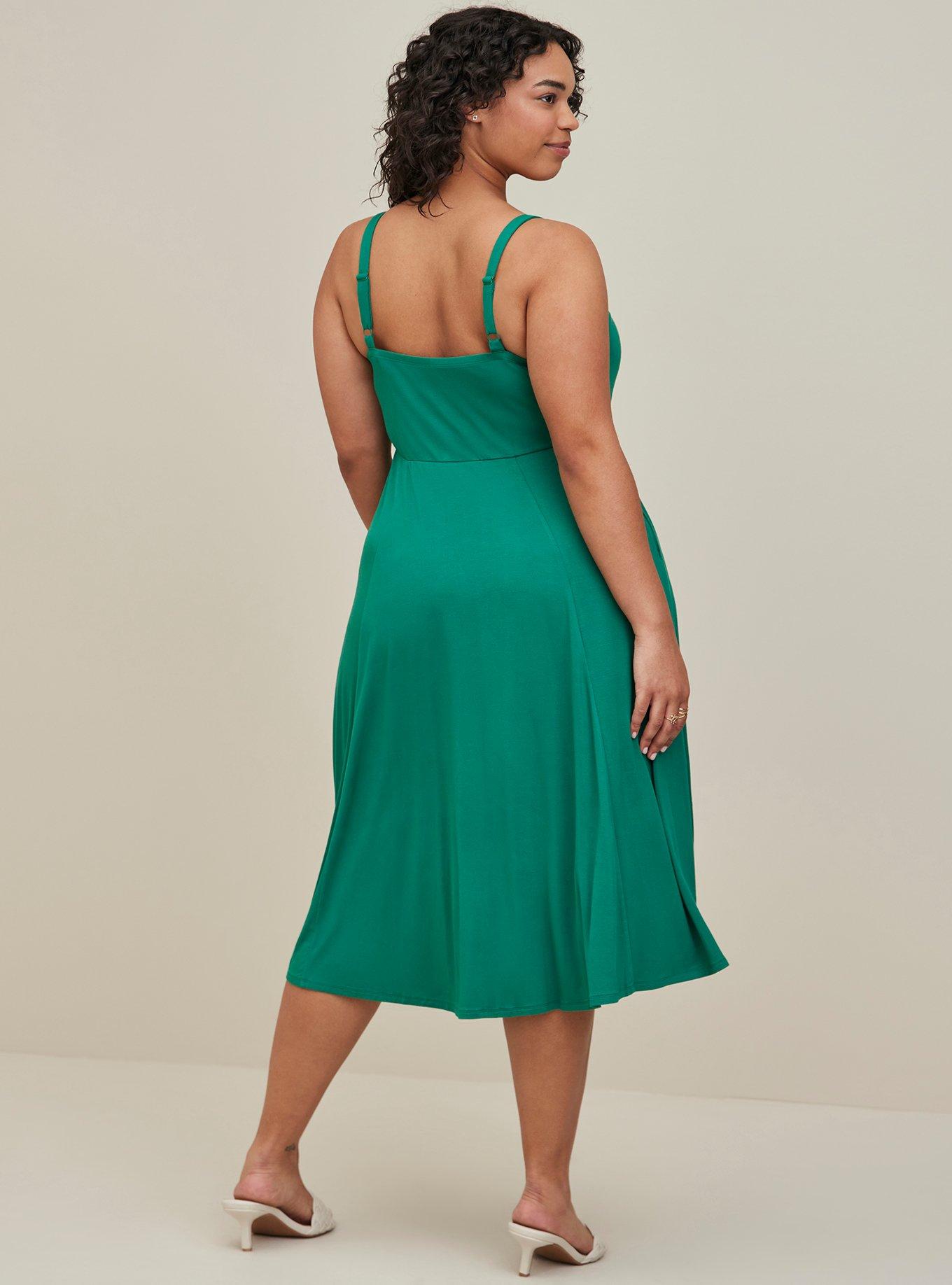 Midi Super Soft Button-Front Dress
