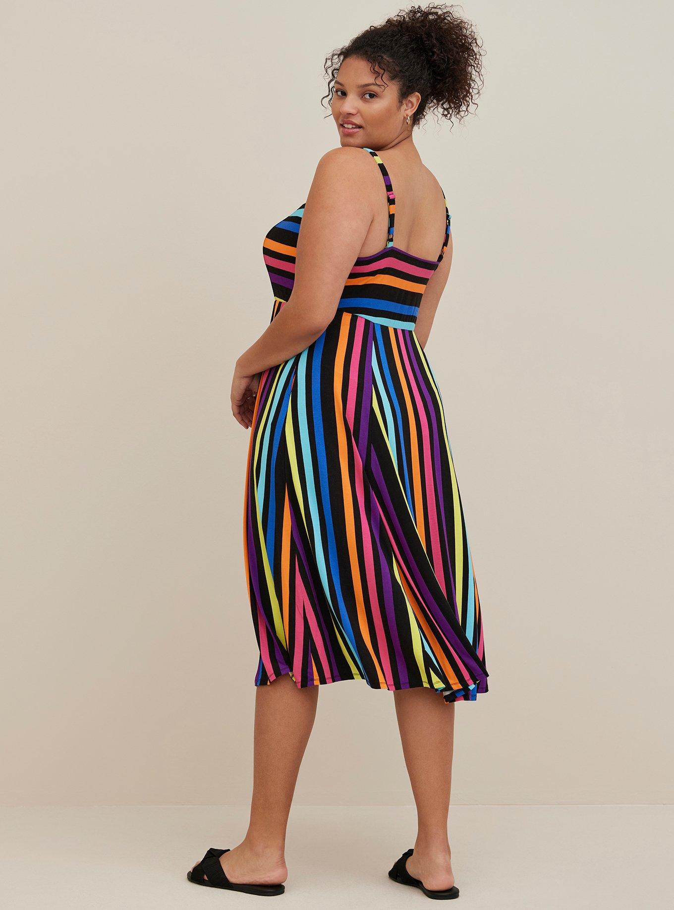 Plus Size Midi Super Soft Button Front Dress Torrid