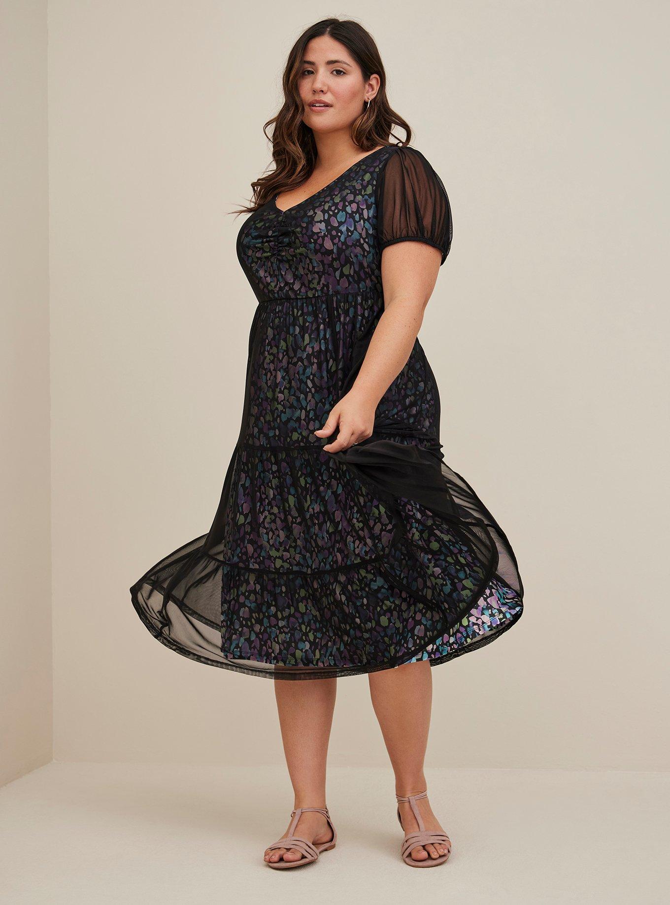 Torrid Black Tier purchases Chiffon Cocktail Dress