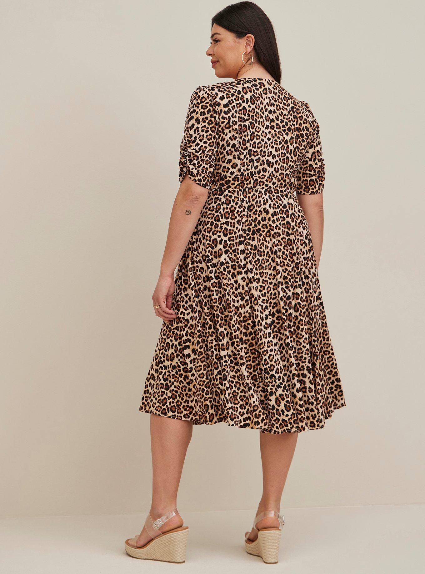 Torrid leopard hotsell print dress