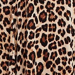 Plus Size Sweetheart Skater Dress - Poplin Leopard, LEOPARD, swatch
