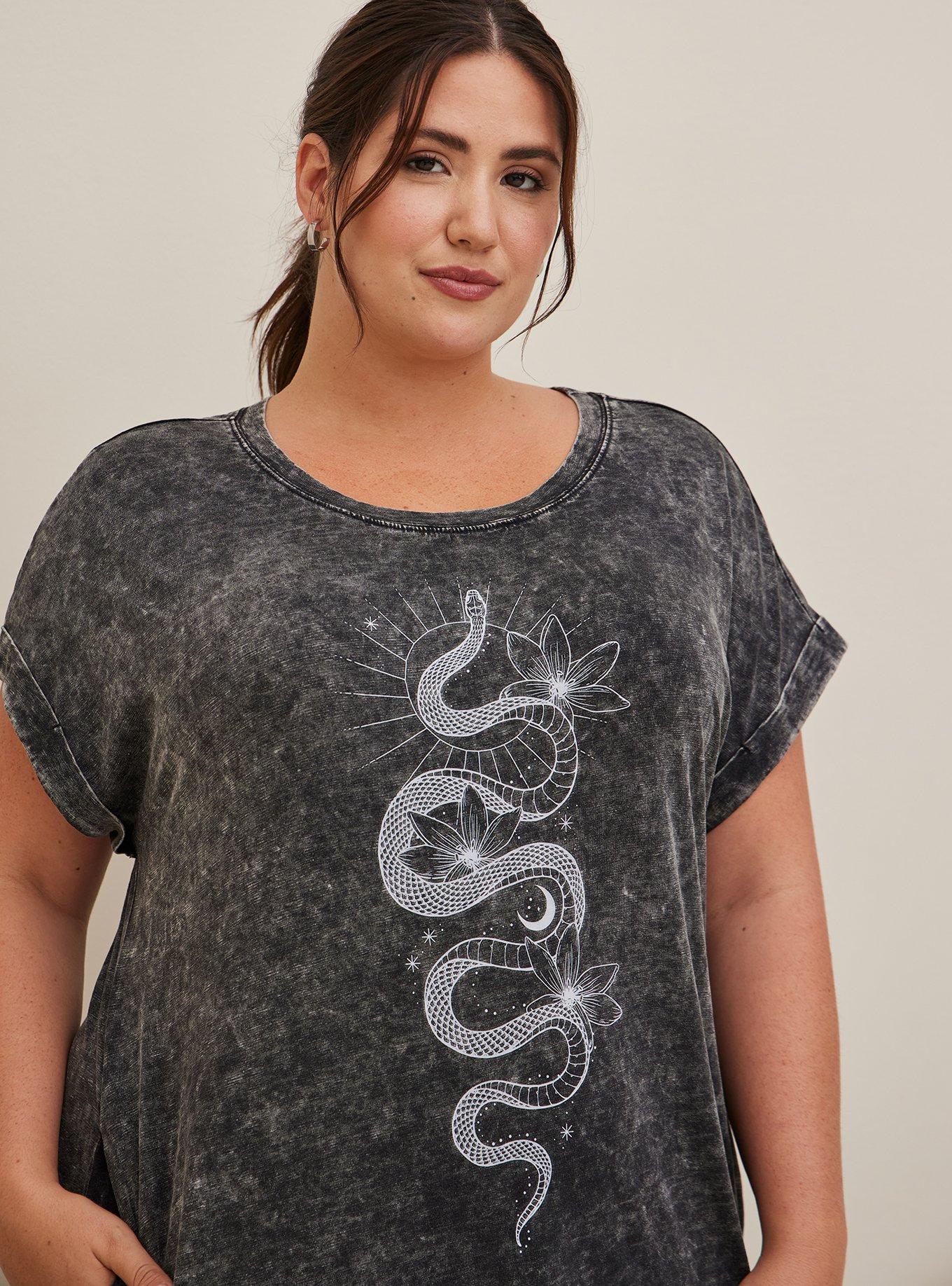 Plus Size Midi Jersey Tee Shirt Dress Torrid