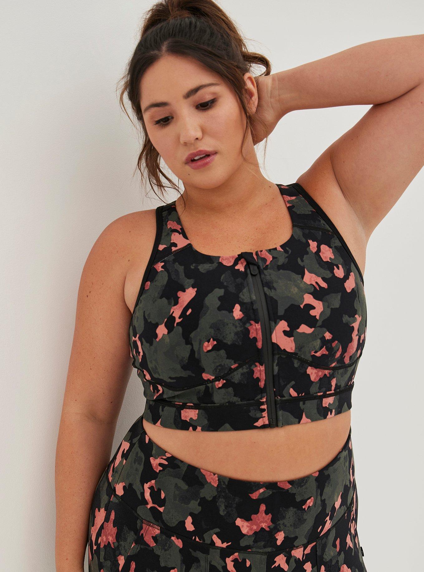 Plus Size - Low-Impact Wireless Strappy Back Active Sports Bra - Torrid