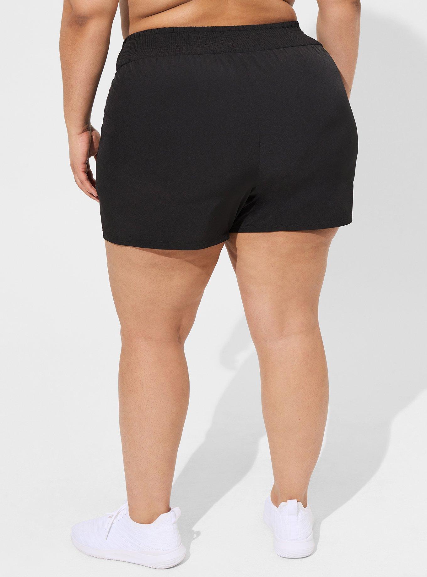 Plus Size - Happy Camper Stretch Woven Active Short - Torrid