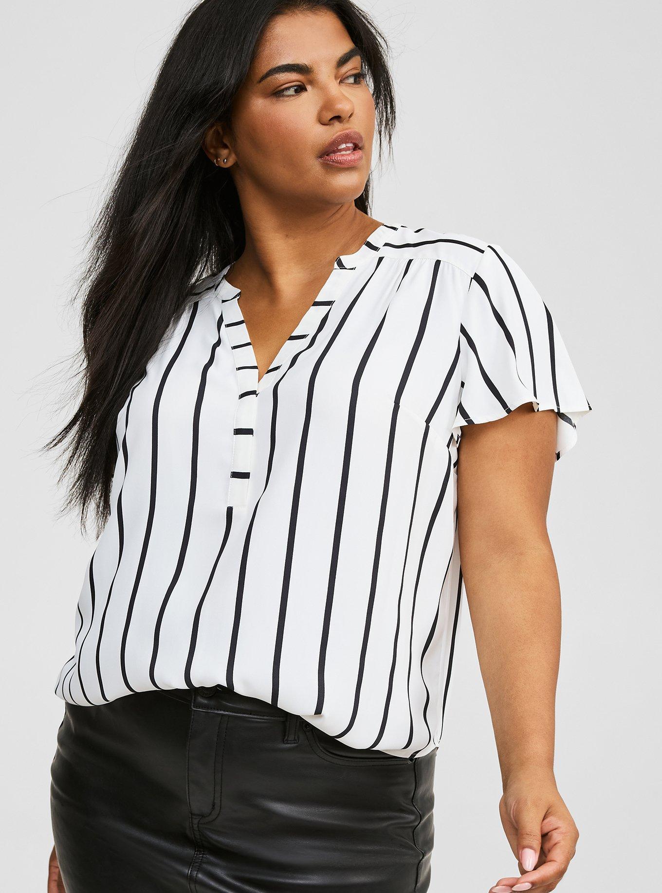 Harper Flutter Sleeve Pullover Blouse