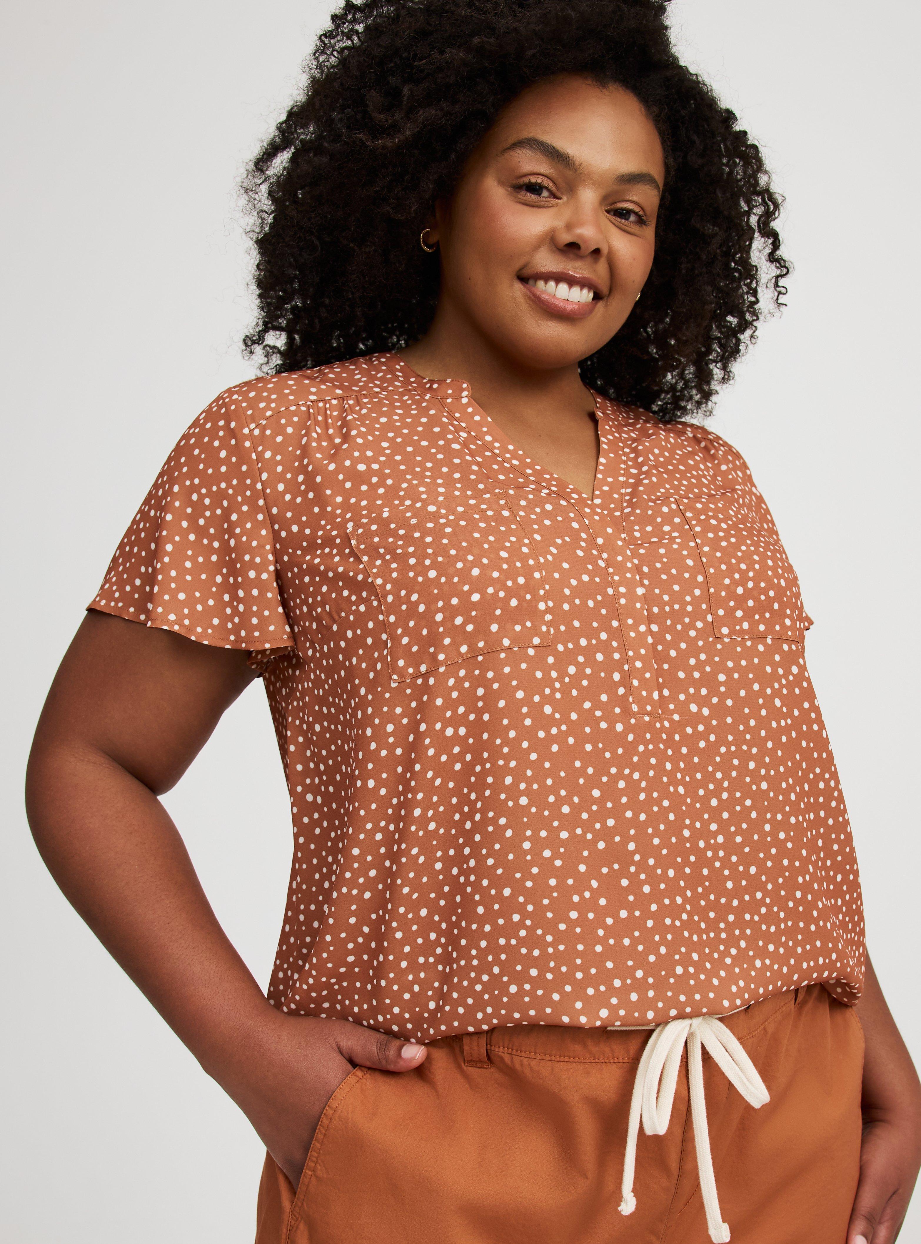 Harper Flutter Sleeve Pullover Blouse