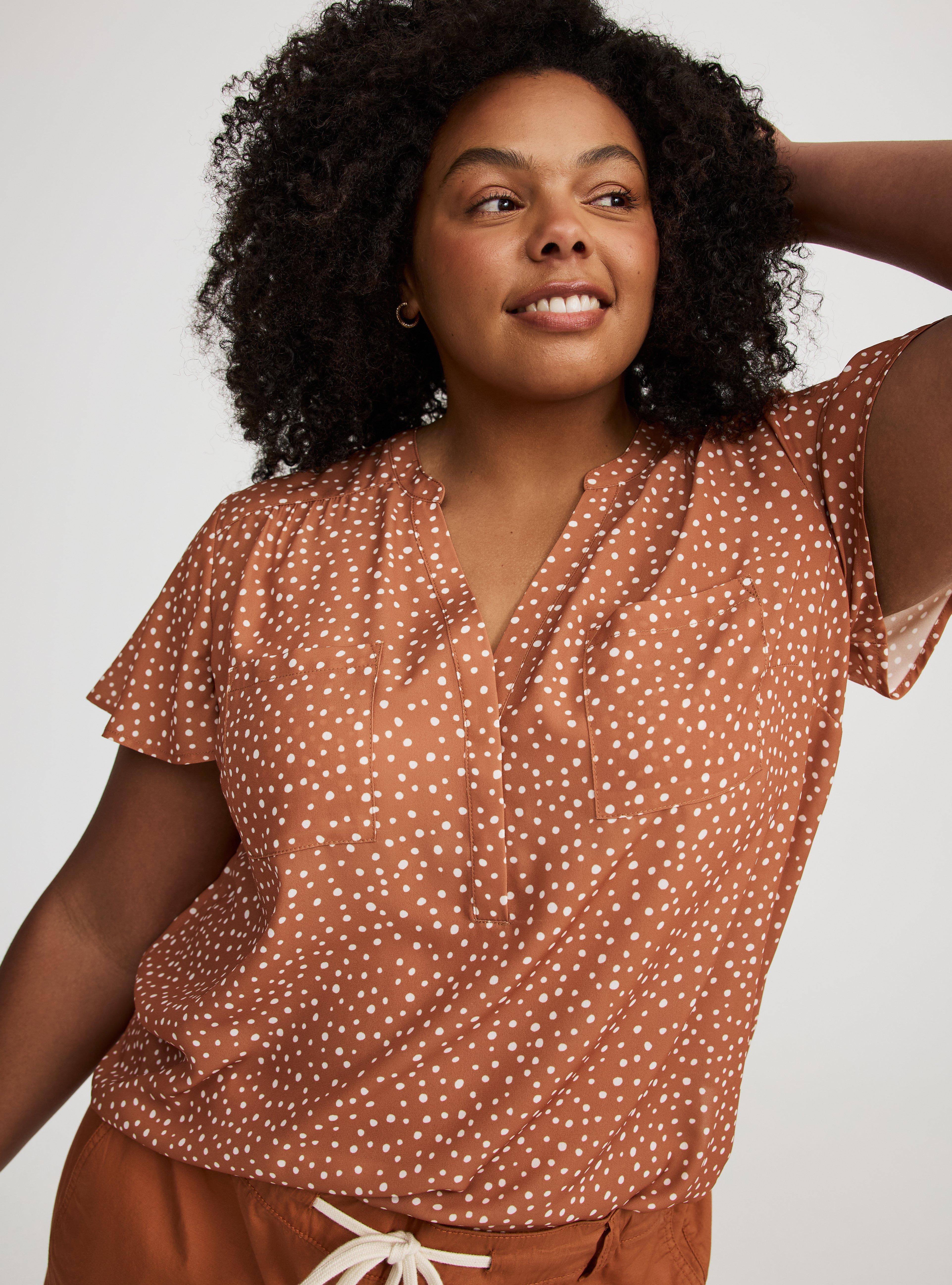 Harper Flutter Sleeve Pullover Blouse