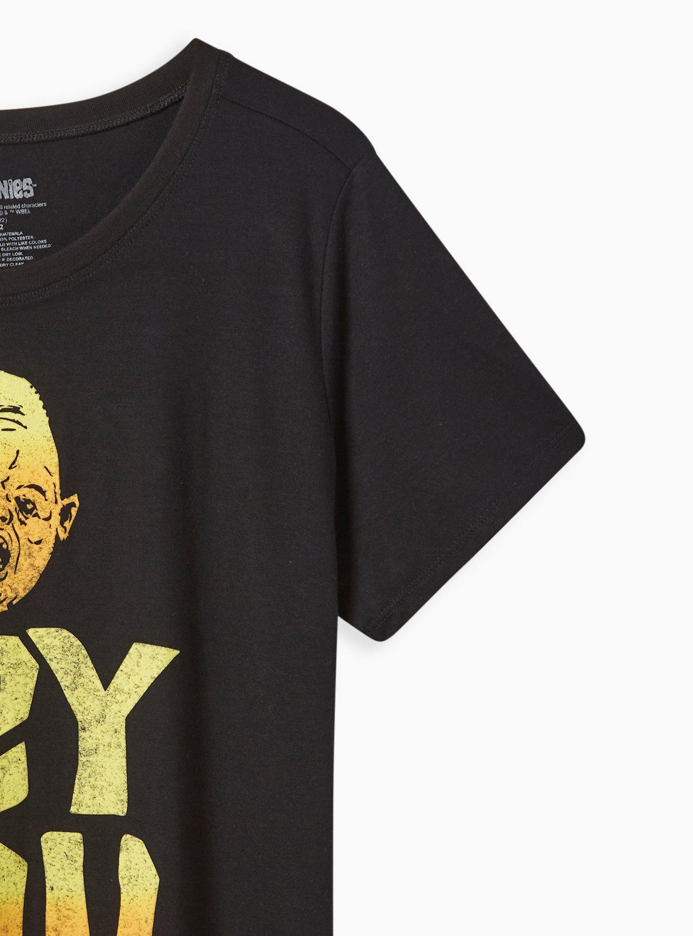 Plus Size The Goonies Slim Fit Tee - Signature Jersey Black, DEEP BLACK, alternate